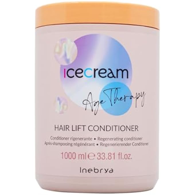 Inebrya ICE CREAM AGE THERAPY HAIR LIFT CONDITIONER - CONDITIONER RIGENERANTE 1000ML - Image 1